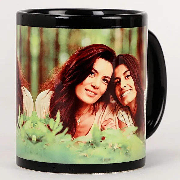 Black Personalized Mug For Mom
