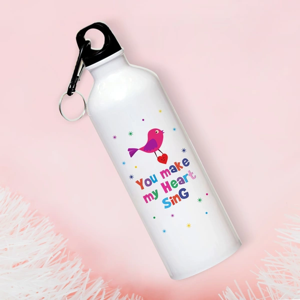 Cheerful Valentine Love Sipper Bottle