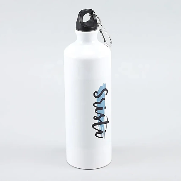Personalized Name White Water Bottle