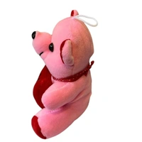 Pink Colour 6 Inch Teddy For Best Wishes