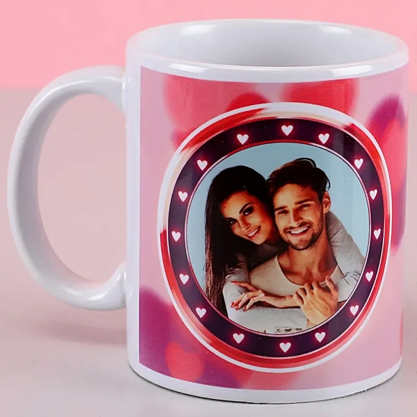 Heart Frame Personalized Mug