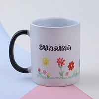 Personalized Floral Magic Mug