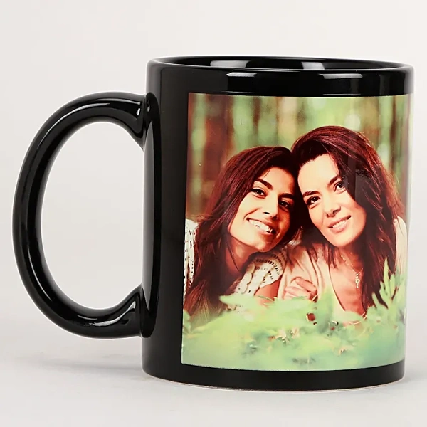 Black Personalized Mug For Mom