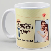 Personalized Father's Day White Mug