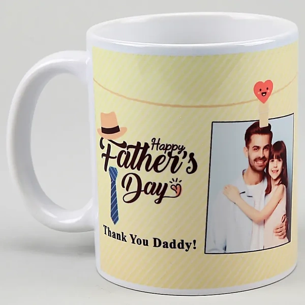 Personalized Father's Day White Mug