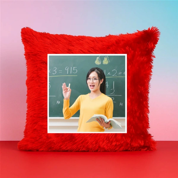 Personalized Cushion For Class Teacher
