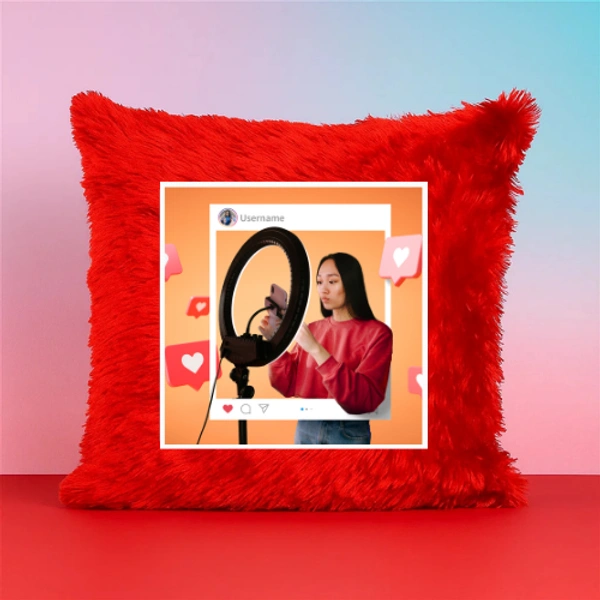 Personalized Cushion For Instagrammer