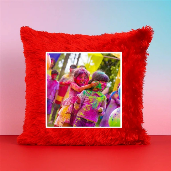 Personalized Cushion For Holi