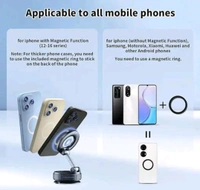 360 Magnetic Phone Holder - Black, Free Size