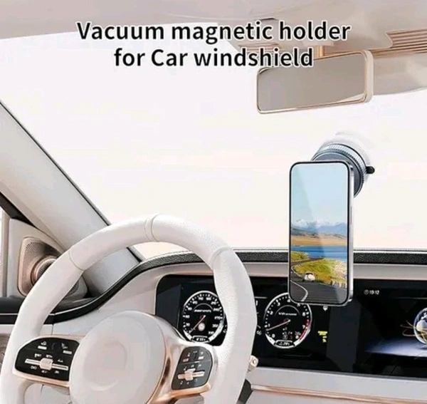 360 Magnetic Phone Holder - Black, Free Size