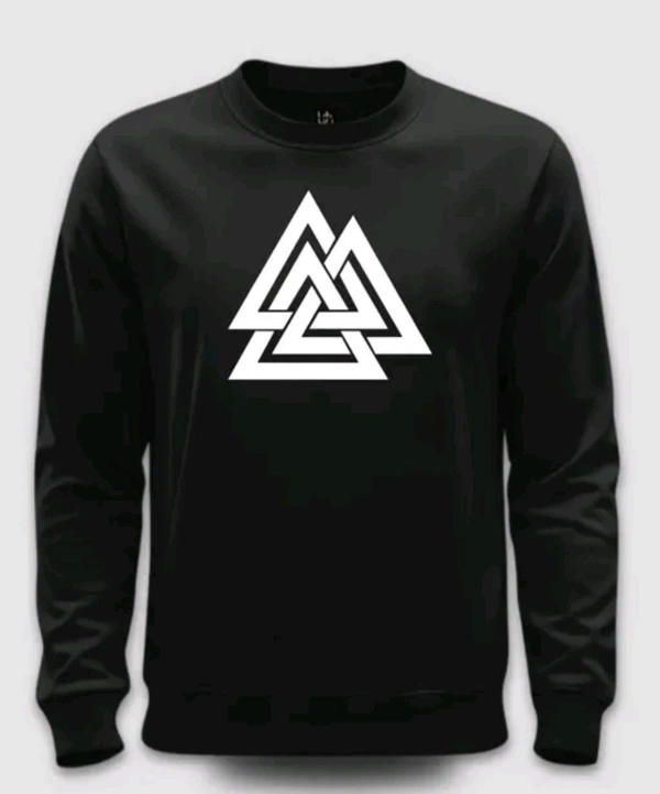 LETEST STYLISH PRINTS SWEATSHIRT'S - M, Black