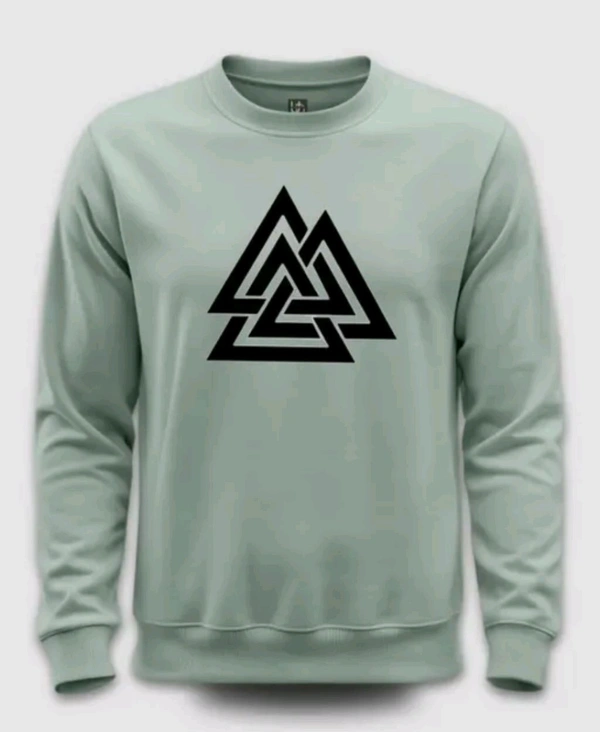LETEST STYLISH PRINTS SWEATSHIRT'S - M, Black