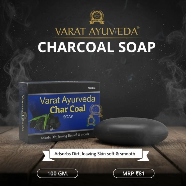 Varat Ayurveda Charcoal Soap