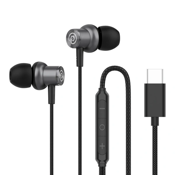 pTron Tunes Type C Wired Earphones with Signature Sound