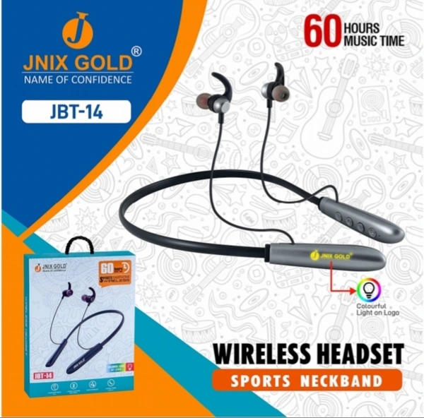 Jinix Gold Wireless Headset