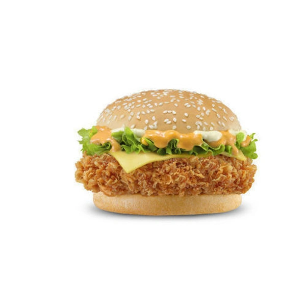 Chicken Zinger Burger With Cheese
