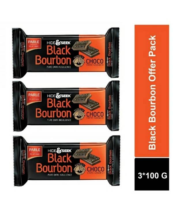 Parle Hide & Seek Black Borbon Pack of 3x100g