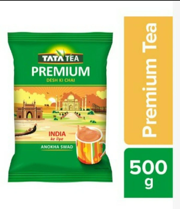 Tata tea premium leaf tea pouch500g