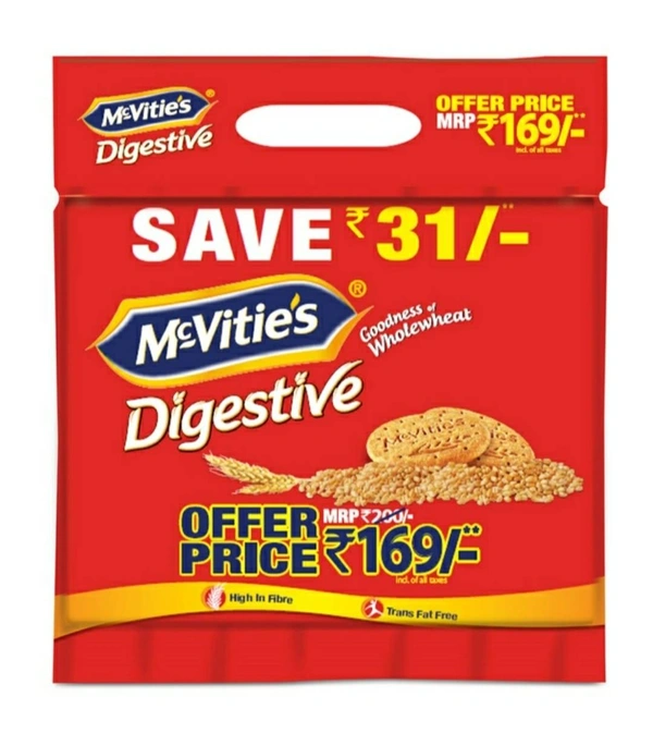 Mccvities Digestive Pack Of 5 1kg