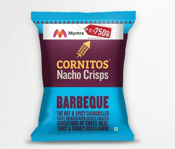 CORNITOS NACHO MYNTRA PACK, BARBEQUE, 60G