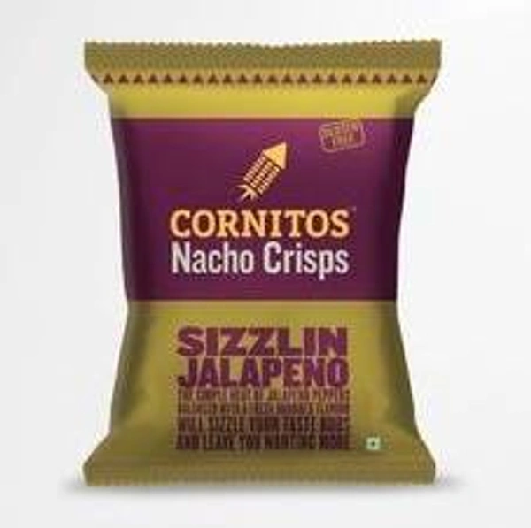 CORNITOS NACHO CHIPS SIZZLING JALAPENO 60G