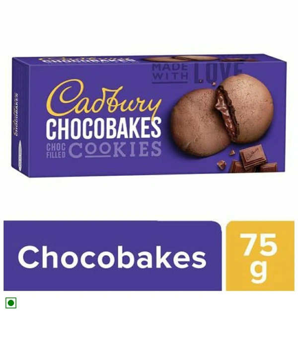 Cabury ChocoBakes Cookie's 75g (6Pc)