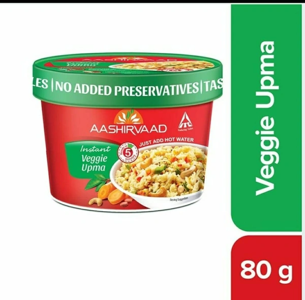 Aashirwad Instant Veggie Upma 80g