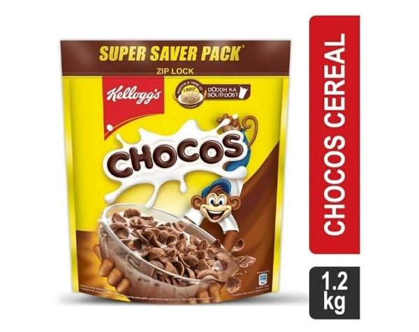 Kelloggs Chocos Super Saver Cornflakes Pouch 1.2kg