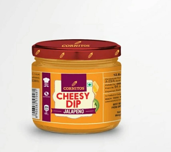 CORNITOS, CHEESY DIP, JALAPENO, 100G 