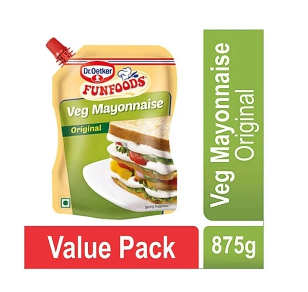 Funfoods Veg Mayonnaise 875g
