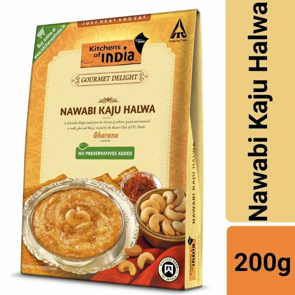 Kitchens of India Ready to Eat Nawabi Kaju Halwa 200g