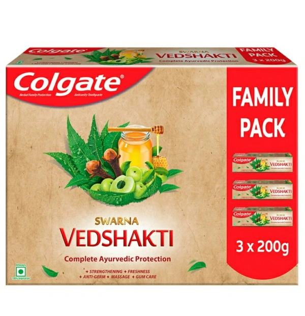 Colgate Swarna Vedshakti (3x200g)
