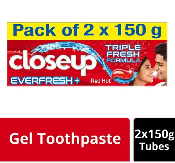 Close-Up Tooth Paste Gel Everfresh+Antigerm (2x150)