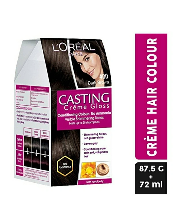 Loreal Paris Conditioning Hair Colour Shade 500 (Medium Brown) 87.5g+72ml