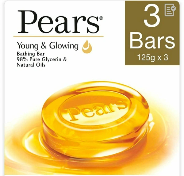 Pears Pure N Gentle Soap 3X125g