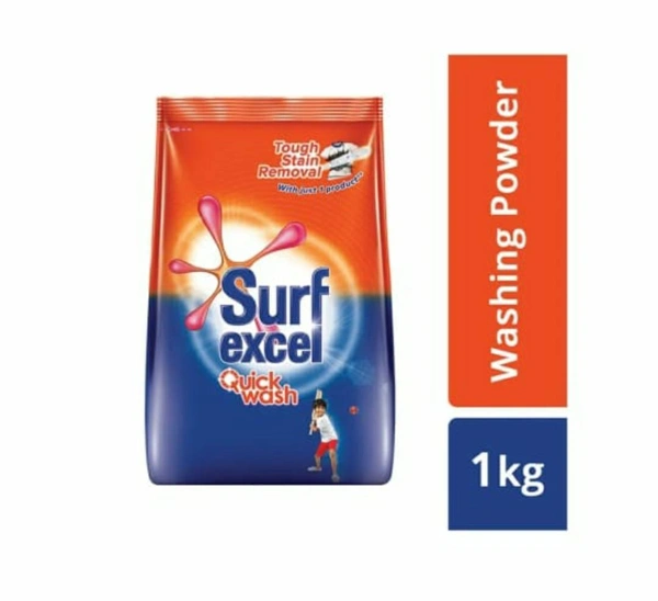 Surf Excel Detergent Powder Quick Wash 1kg