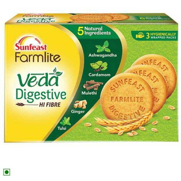 Sunfeast Farmlite Veda Digestive Hi Fiber Biscuit 250g