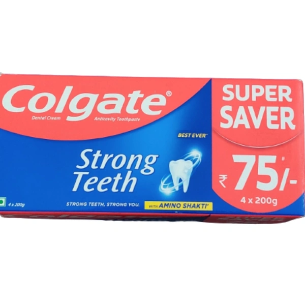 Colgate Strong Teeth with Animo Shakti 4 X 200g