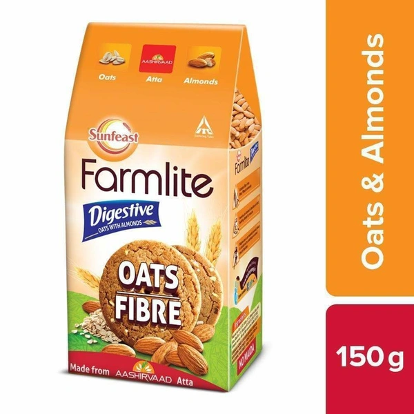 Sunfeast Farmlite Active Oats & Almonds ( MADE FROM AASHIRVAAD ATTA)