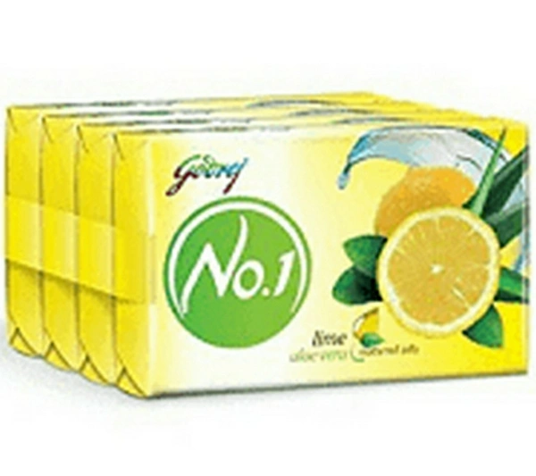 Godrej Soap No 1 Lime & Alovera (3+1) 150g