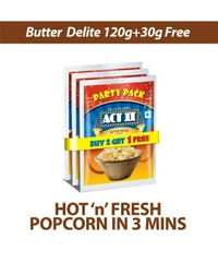 Act II Popcorn Buy 1 Get 1 Delite Butter Party Pack  3x120