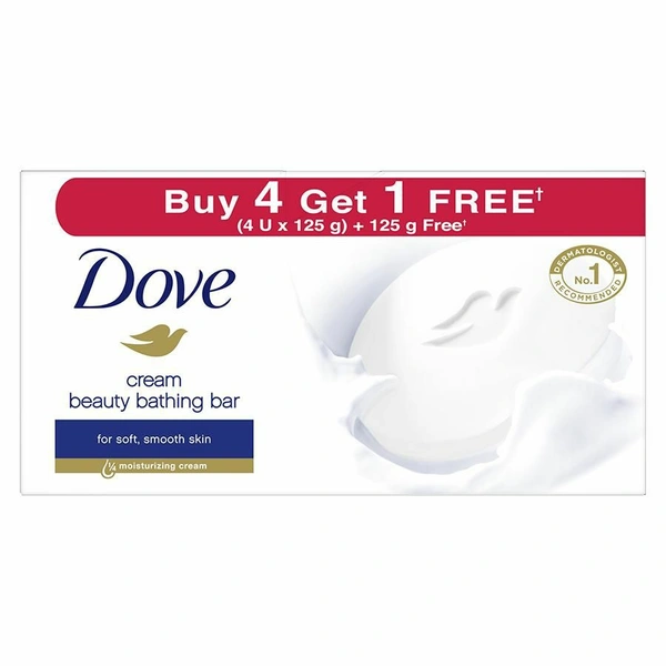 Dove Soap Moisturizing Cream (4+1)125g