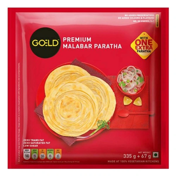 Goeld Lachha Paratha 335g + 67g