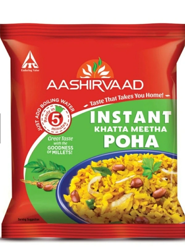 Aashirwaad Instant Khatta Meetha Poha 