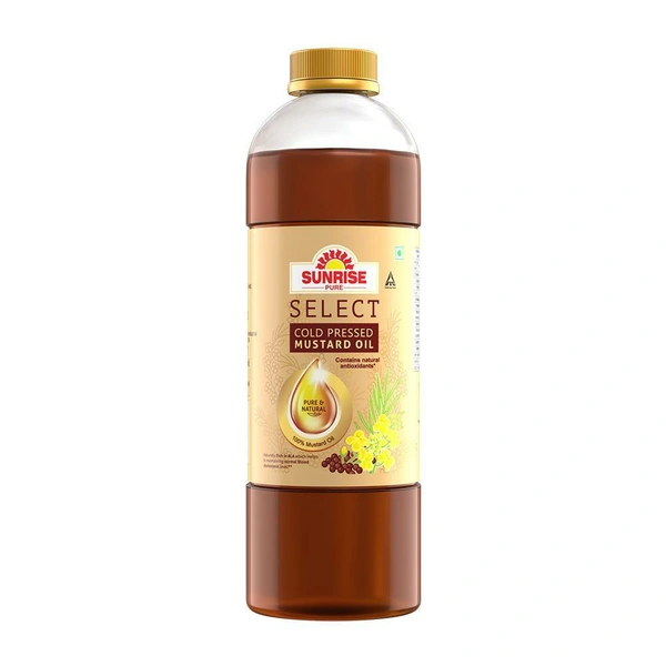 Sunrise Cold Pressed 100% Mustard Oil - 1L
