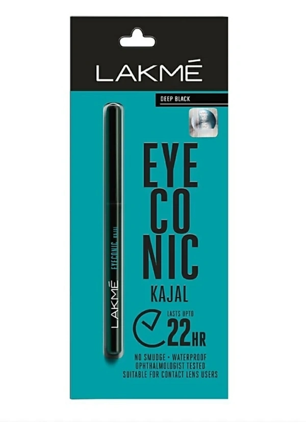 Lakme Eyeconic Kajal Deep Black 0.35g 