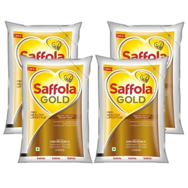 Safolla Gold 1L ( Pack Of 4 )
