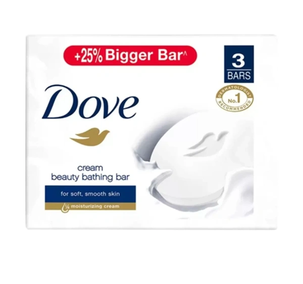 Dove Soap Pack Of 3 (375g)