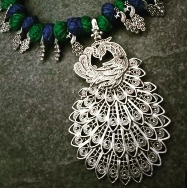 Rishmita Collection Peacock Choker - Free Size