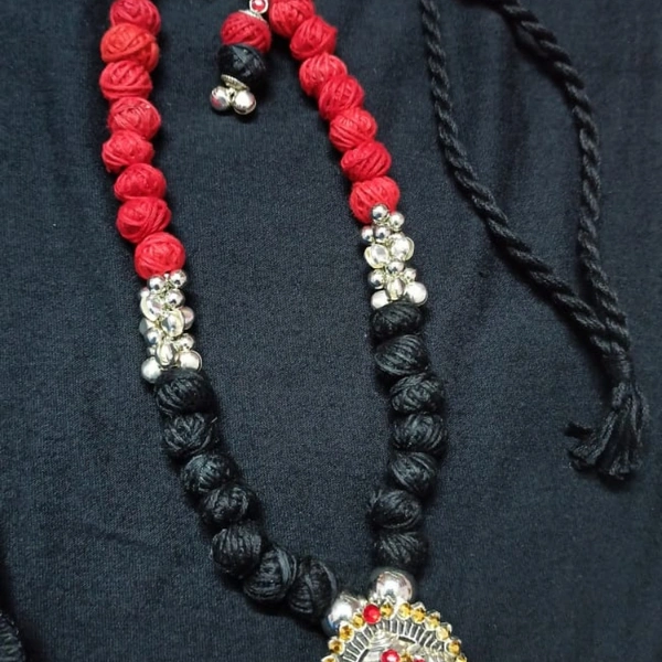 Rishmita  Collection Ganesh Set Necklace - Free Size